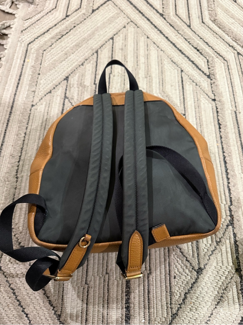 Coach Cognac Pebbled Leather Backpack - Picture 6 of 6